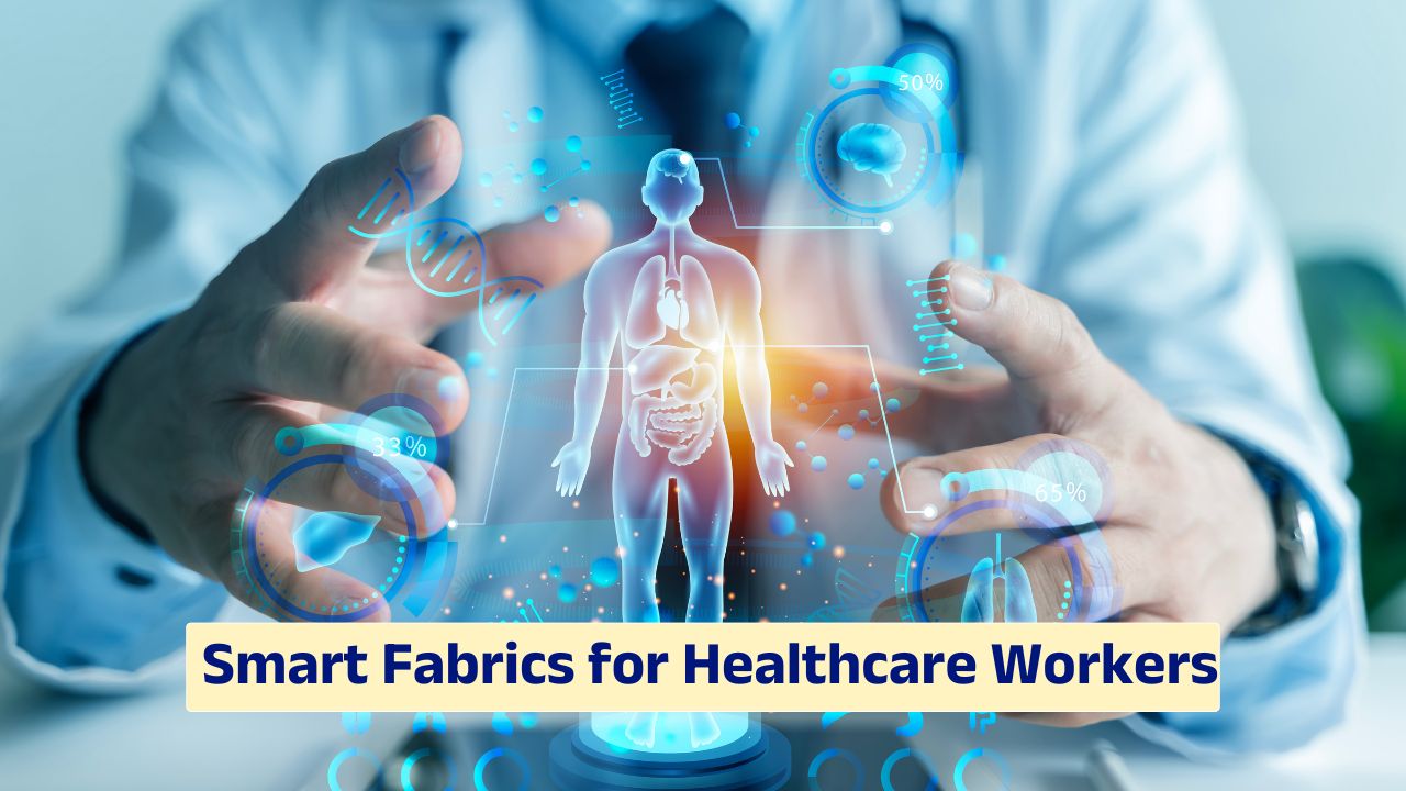 Smart fabrics for healthcare workers with embedded sensors in clinical apparel