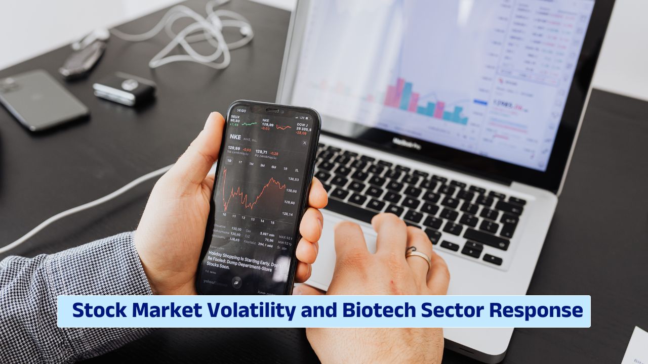 Stock market volatility affecting biotech sector investment and biotechnology company valuations