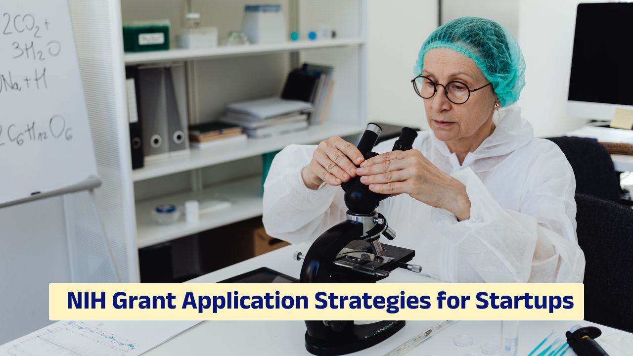 NIH grant application strategies for startups and biotech funding pathways