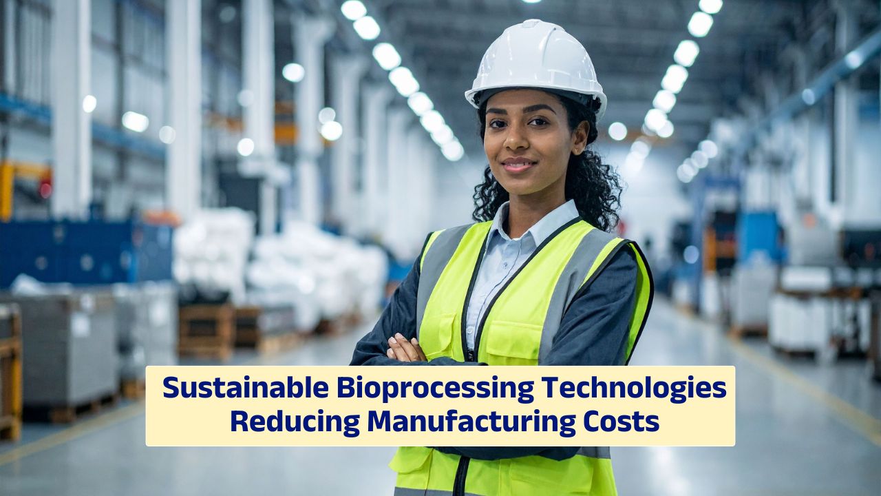 Sustainable bioprocessing technologies reducing manufacturing costs in biotechnology production facilities