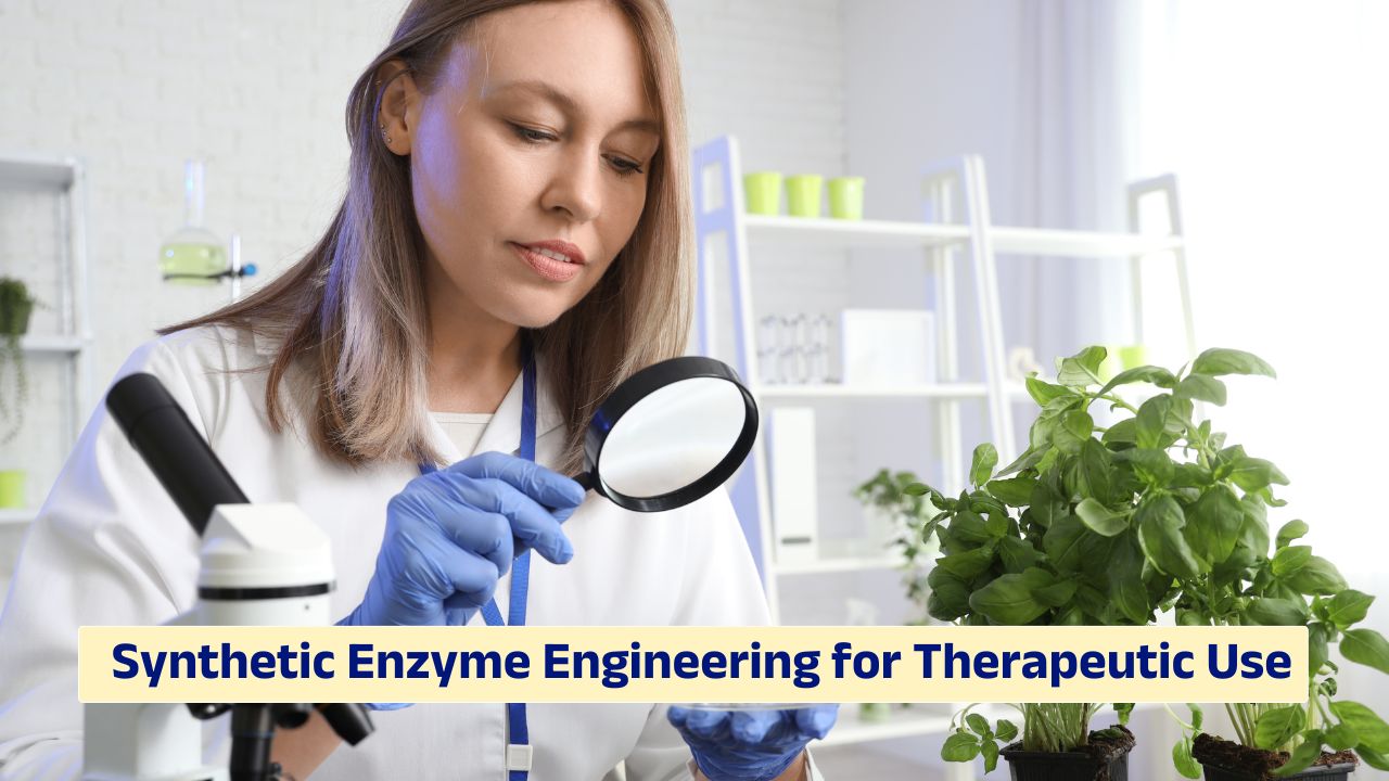synthetic enzyme engineering for therapeutic use in biotechnology research laboratories