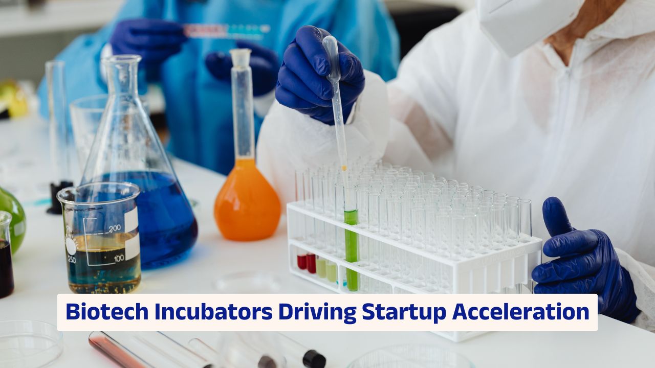 Biotech incubators driving startup acceleration through laboratory infrastructure and innovation support