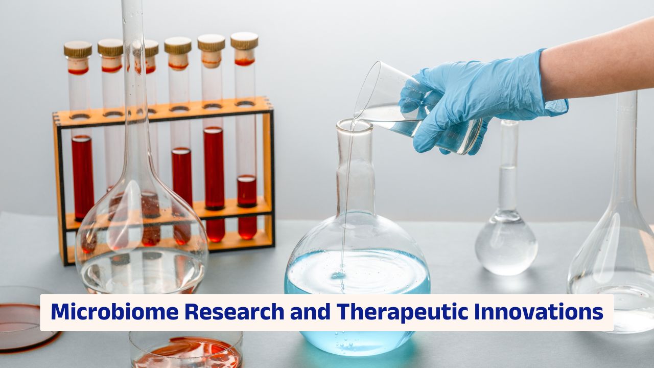 Microbiome research and therapeutic innovation in a regulated biotech laboratory setting