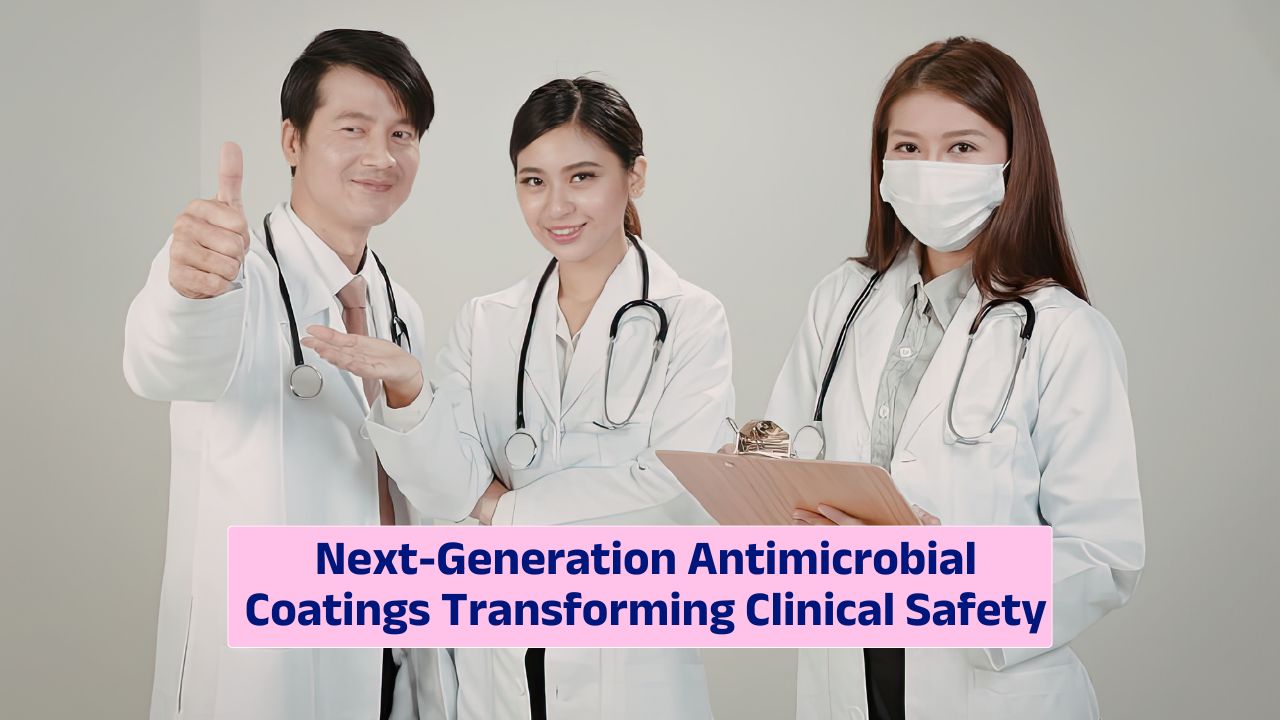 Next-generation antimicrobial coatings applied to hospital medical equipment surfaces
