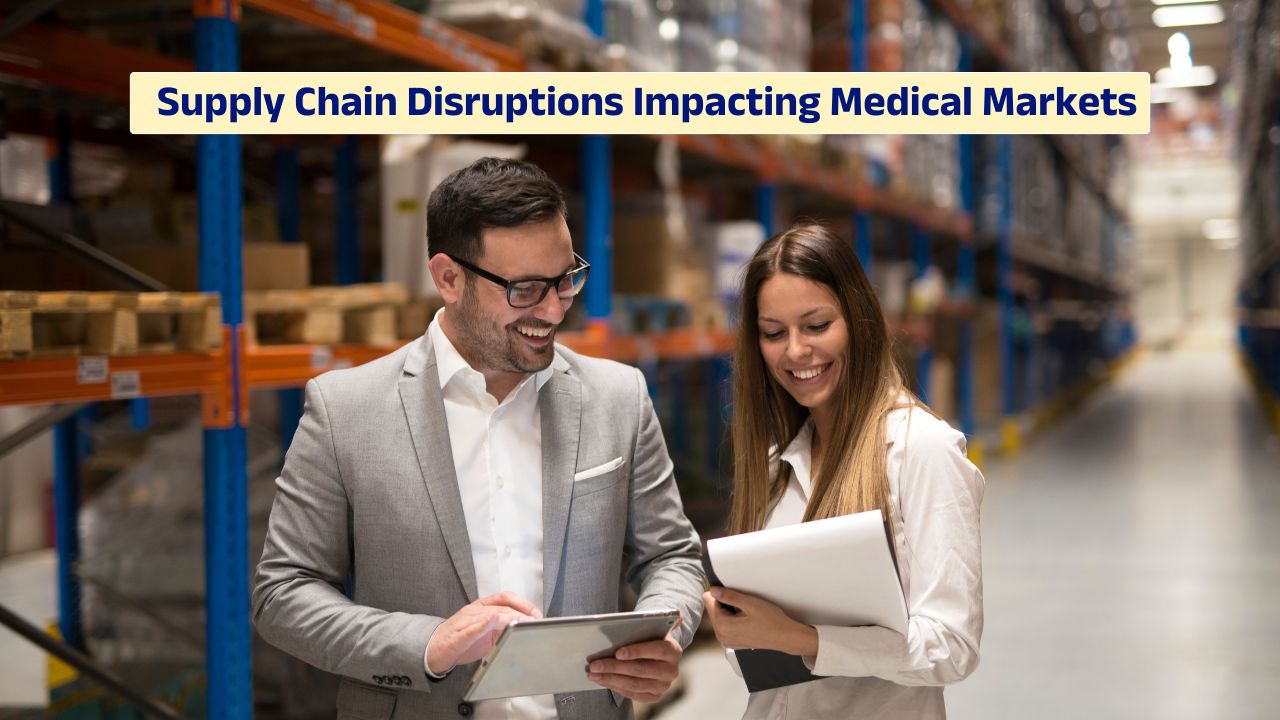 Supply chain disruptions impacting medical markets and healthcare logistics systems