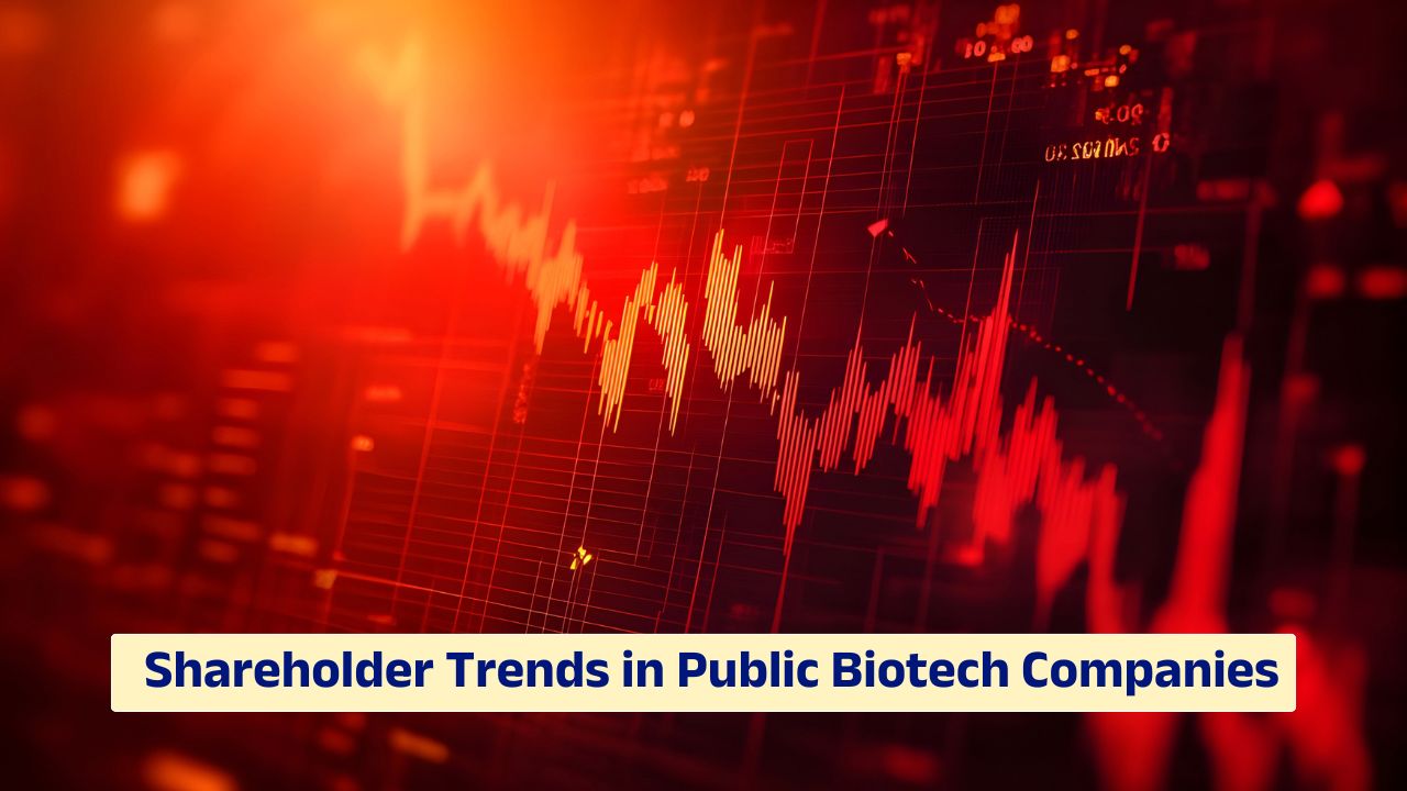 Shareholder trends in public biotech companies and investor dynamics