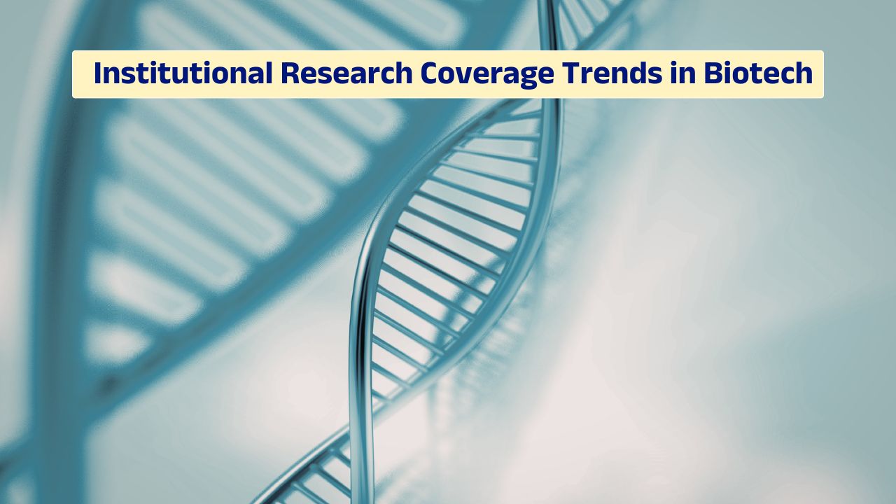 Institutional research coverage trends in biotech and analyst evaluation models