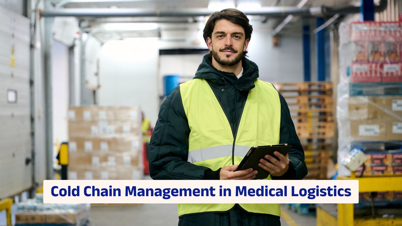 Cold chain management in medical logistics and biopharma distribution systems