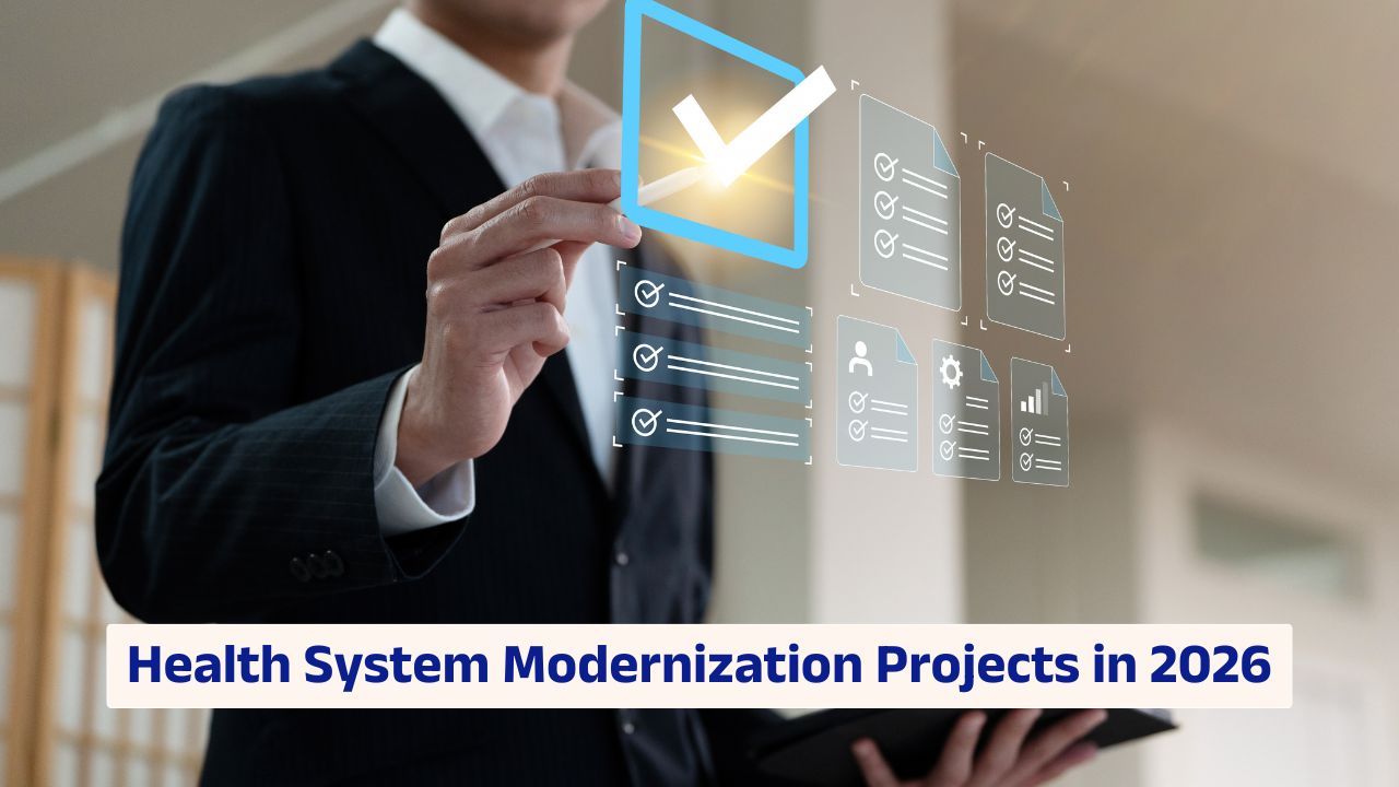 Health system modernization projects in 2026 with digital infrastructure and AI integration
